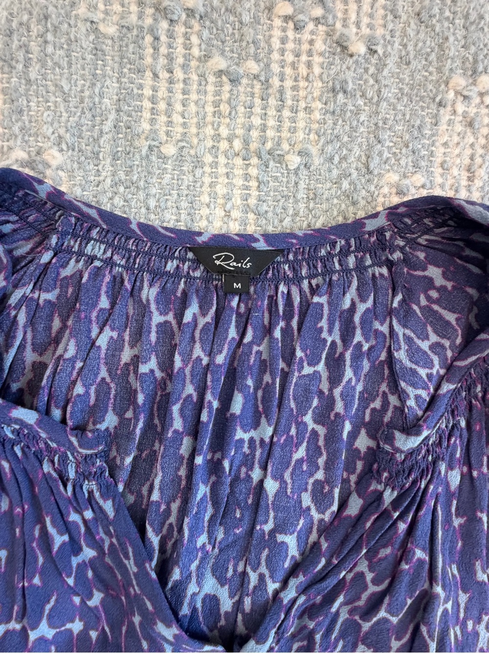 Women's Rails Blue Patterned Long-Sleeve Top - Picture 2 of 4
